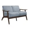 Carlson Loveseat (Blue Gray) -Chairs Sales Store 1032BGY 2 loveseat 1