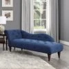 Blue Hill Chaise (Blue) -Chairs Sales Store 1044BU 5 chaise 1