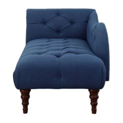 Blue Hill Chaise (Blue) -Chairs Sales Store 1044BU 5 chaise 4