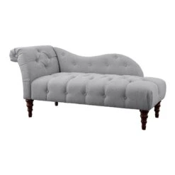 Blue Hill Chaise (Dove Gray) -Chairs Sales Store 1044DV 5 chaise 3