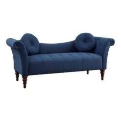 Adira Settee (Blue) -Chairs Sales Store 1045BU 3 settee 3