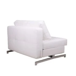 K43-2 Premium 59 Inch Sofa Bed (White) -Chairs Sales Store 176013 W sofa bed 3