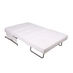 K43-2 Premium 59 Inch Sofa Bed (White) -Chairs Sales Store 176013 W sofa bed 5