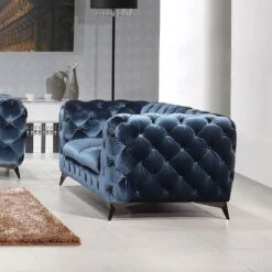 Glitz Loveseat (Blue)