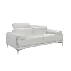 Nicolo Loveseat (White)