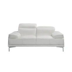 Nicolo Loveseat (White) -Chairs Sales Store 18984 L loveseat white 3