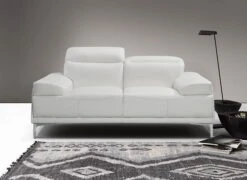Nicolo Loveseat (White) -Chairs Sales Store 18984 L loveseat white 4