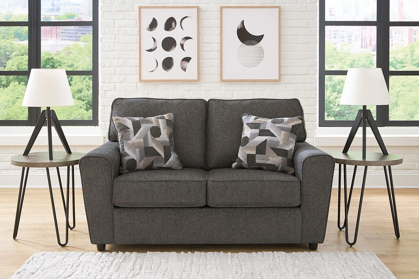 Cascilla Slate Loveseat 3 Cascilla Slate Loveseat