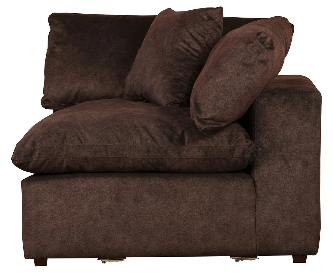 Plush Corner Chair (Mocha) 4 Plush Corner Chair (Mocha) - Image 2
