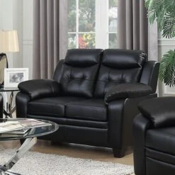 Finley Loveseat (Black)