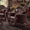 Versailles Chair (Two-Tone Dark Brown) -Chairs Sales Store 52122 chair 1