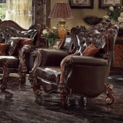 Versailles Chair (Two-Tone Dark Brown)
