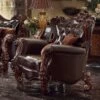 Versailles Chair (Dark Brown PU) 1 Versailles Chair (Dark Brown PU) -Chairs Sales Store 52122A chair dark brown 1