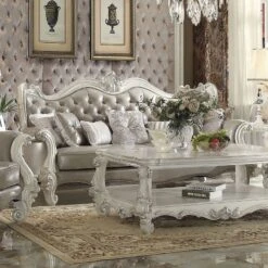 Versailles Sofa (Vintage Gray PU)