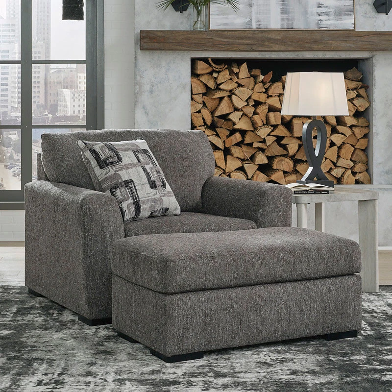 Gardiner Pewter Chair And A Half 4 Gardiner Pewter Chair And A Half - Image 2