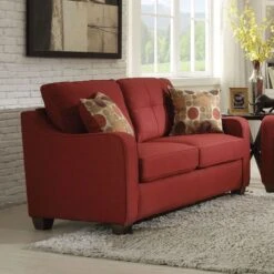 Cleavon II Loveseat (Red)
