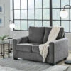 Rannis Pewter Twin Sofa Sleeper -Chairs Sales Store 5360237 sleeper 1