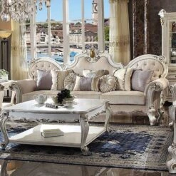 Picardy Oversized Sofa (Antique Pearl)