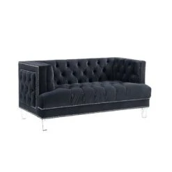 Ansario Loveseat (Black) -Chairs Sales Store 56461 loveseat 2