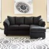 Darcy Black Sofa Chaise -Chairs Sales Store 7500818 sofa chaise 1