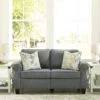Alessio Charcoal Loveseat 1 Alessio Charcoal Loveseat -Chairs Sales Store 8240535 loveseat 1