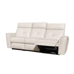 8501 Reclining Sofa (White) -Chairs Sales Store 85011W sofa 3