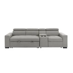 Farrah Sofa W/ Console 11 Farrah Sofa W/ Console -Chairs Sales Store 9219GY 3CN sofa 4