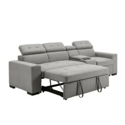 Farrah Sofa W/ Console 13 Farrah Sofa W/ Console -Chairs Sales Store 9219GY 3CN sofa 6