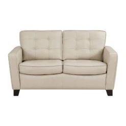 Renzo Loveseat (Beige) -Chairs Sales Store 9266BEG 2 loveseat 2