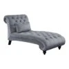 Rosalie Chaise (Dark Gray) -Chairs Sales Store 9330DG 5 chaise 1