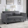 Greenway Convertible Studio Sofa W/ Pull-out Bed -Chairs Sales Store 9406BRG 3CL sofa 1