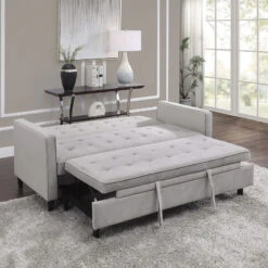 Strader Convertible Studio Sofa W/ Pull-out Bed -Chairs Sales Store 9427DV 3CL bed 3