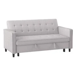 Strader Convertible Studio Sofa W/ Pull-out Bed -Chairs Sales Store 9427DV 3CL bed 4