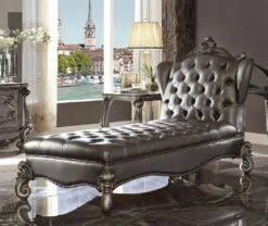 Versailles Chaise (Antique Platinum)