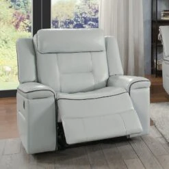 Darwan Lay Flat Recliner (Light Gray)