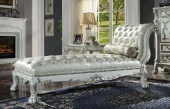 Dresden Chaise (Bone White)