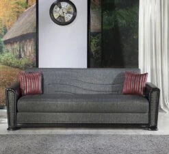 Alfa 3 Seat Sleeper (Redeyef Fume) -Chairs Sales Store ALFA C923D SL sofa 4