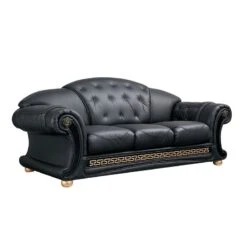 Apolo Sofa (Black) -Chairs Sales Store APOLO3BLACK sofa black 2