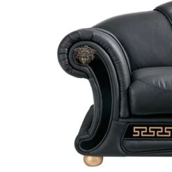 Apolo Sofa (Black) -Chairs Sales Store APOLO3BLACK sofa black 5