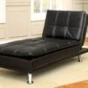 Hauser Chaise (Black) -Chairs Sales Store CM2677BK CE chaise 1