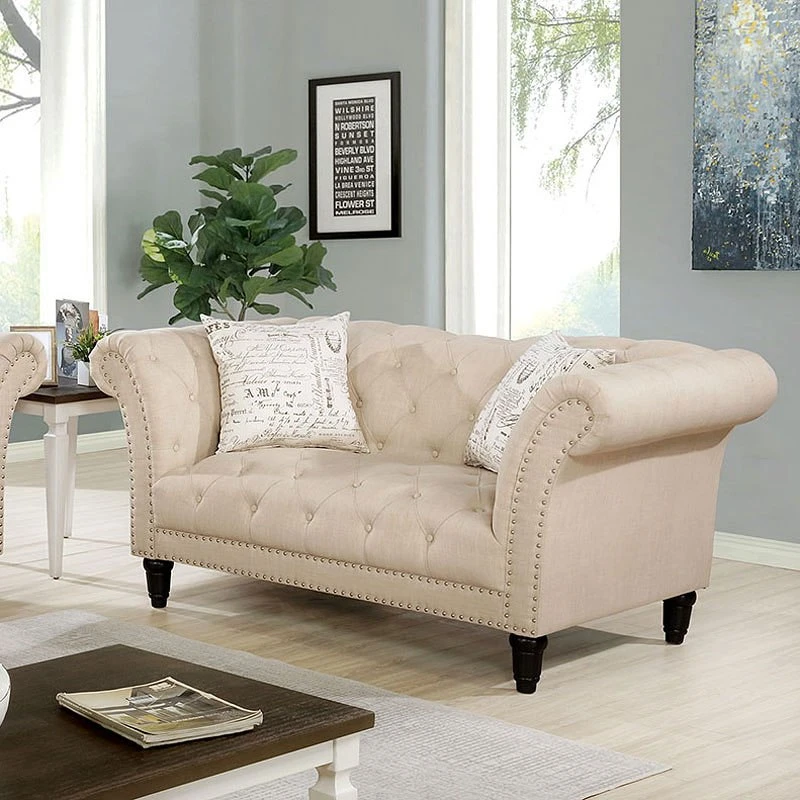 Louella Loveseat (Beige) 3 Louella Loveseat (Beige)