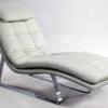 Corvette Chaise (White) -Chairs Sales Store CORVETTE LNG WHT 2PC chaise white 1