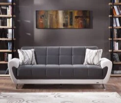 Duru 3 Seat Sleeper (Plato Dark Gray) 9 Duru 3 Seat Sleeper (Plato Dark Gray) -Chairs Sales Store DURU 20773 SL sofa 4