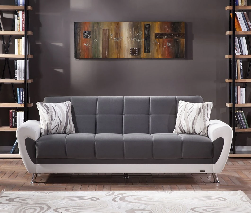 Duru 3 Seat Sleeper (Plato Dark Gray) 6 Duru 3 Seat Sleeper (Plato Dark Gray) - Image 4