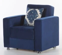 Elegant Armchair (Roma Navy)