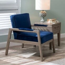 Sawyer Blue Armchair