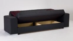 Kobe 3 Seat Sleeper (Black) -Chairs Sales Store KOBE P658D SL sofa 3