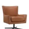 Acadia Leather Swivel Chair (Terracotta) -Chairs Sales Store L980 13B TCA 13S chair 1