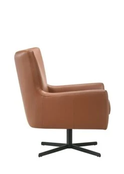 Acadia Leather Swivel Chair (Terracotta) -Chairs Sales Store L980 13B TCA 13S chair 3