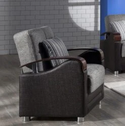Luna Armchair (Fulya Gray) -Chairs Sales Store LUNA 201021 ACH chair 4
